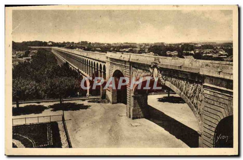 Old Postcard Montpellier L & # 39Aqueduc Saint Clement