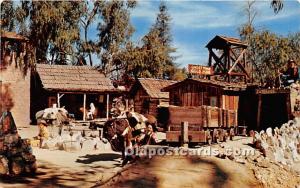 Prospectors rest at the Old Arastra Knott's Berry Farm, Buena Park, Californi...