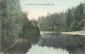 Postcard California Guerneville Russian River 35 roadside Turner Scheff 23-11150