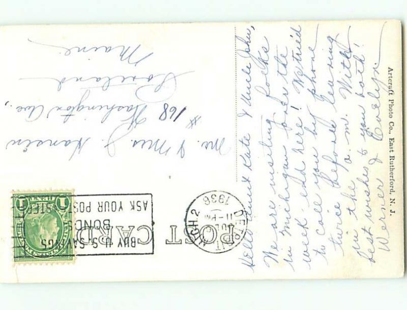 1936 rppc EDISON INSTITUTE MUSEUM Dearborn Michigan MI HM2701