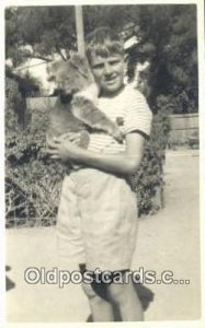 Real Photo, non postcard backingBear Postcard