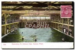 Old Postcard Natatorium Pt Defiance Park Tacoma Wash