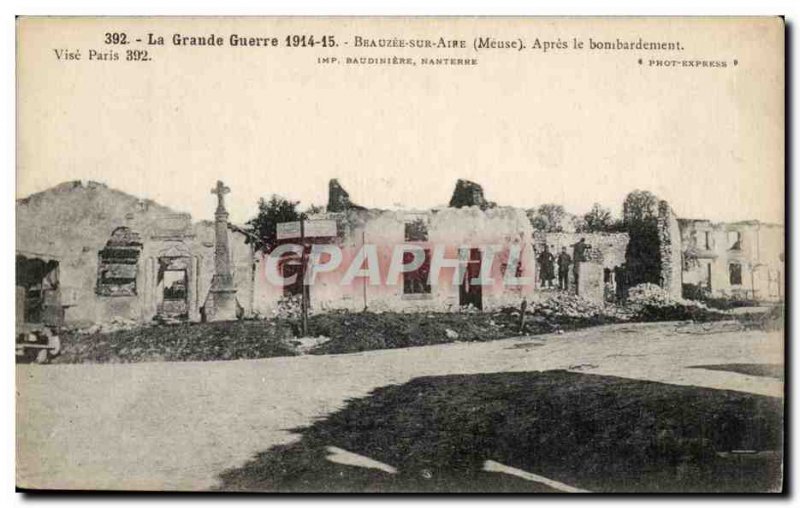 Beauzee on Concept - After the bombardment - The Great War 1914 1915 - Old Po...