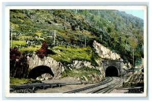 c1910 East Portal Hoosac Tunnel North Adams Massachusetts MA Antique Postcard 