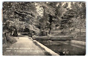 1908 SOUTH RACE JEFFERSON STREET WILMINGTON DELAWARE ANTIQUE POSTCARD