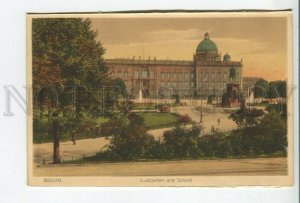 460254 Germany BERLIN garden in front of the castle Vintage Chromotint J.W.B.