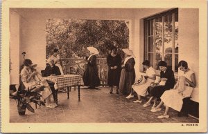 Algeria Bugeaud Constantine Maison des Soeurs Vintage Postcard C190