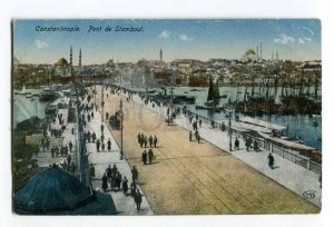 3049247 TURKEY CONSTANTINOPLE Stamboul bridge Vintage PC