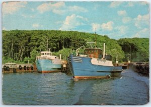 Postcard - From the harbour - Stigsnæs, Denmark