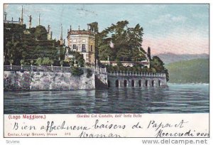 Giardini Col Castello Dell' Isola Bella, Lago Maggiore, Italy, 1900-1910s