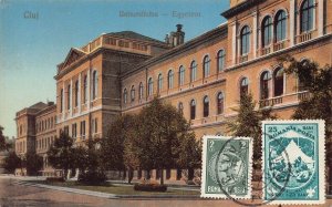 L412 Romania 1932 Cluj Napoca Kolozsvar Universty vintage postcard