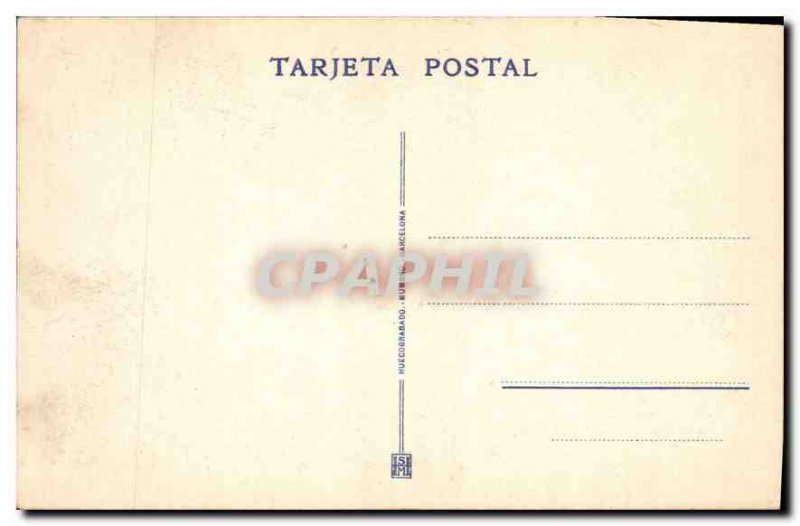 Postcard Old Drach Mallorca tree Macizo