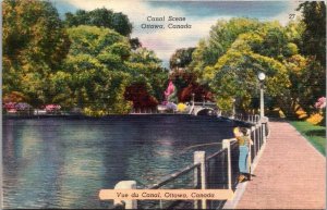 Canada Ottawa Canal Scene