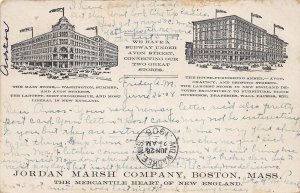 J78/ Boston Massachusetts Postcard c1910 Jordan Marsh Company Store 226