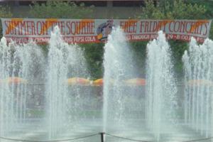 Missouri Kansas City Crown Center Urban Complex Fountains At The Square