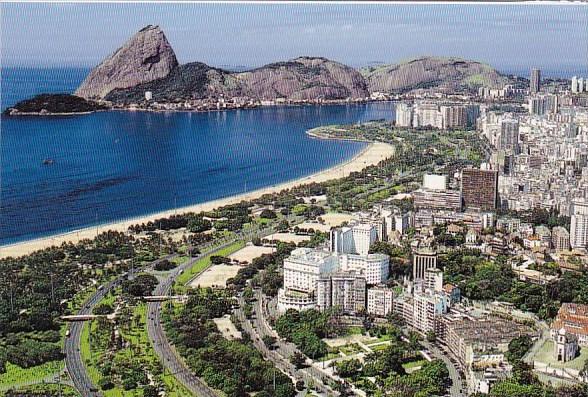 Brasil Rio De Janeiro Rj Air View Embankment Flamengo