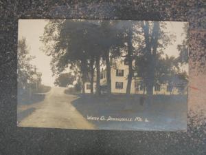 DENNYSVILLE MAINE Real Photo Postcard WATER ST.
