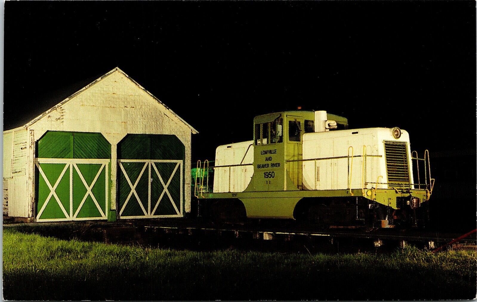 Lowville Beaver River Railroad GE 44 Ton 1950 Lowville NY