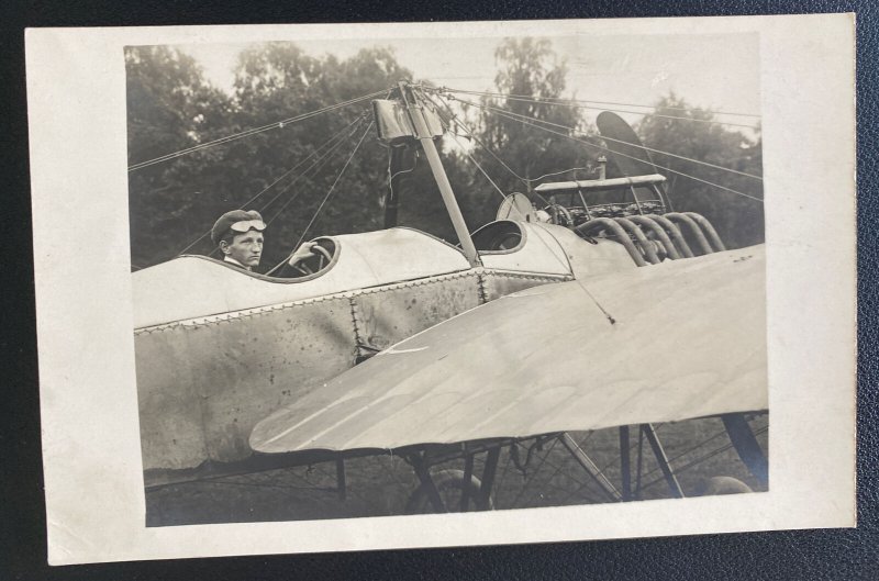 Mint Germany Real Picture Postcard Kurt Wolf Fighter Pilot 1917 WWI