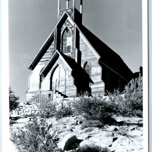 c1950s Silver City ID Church RPPC Wood Christian Chapel Real Photo Postcard A100