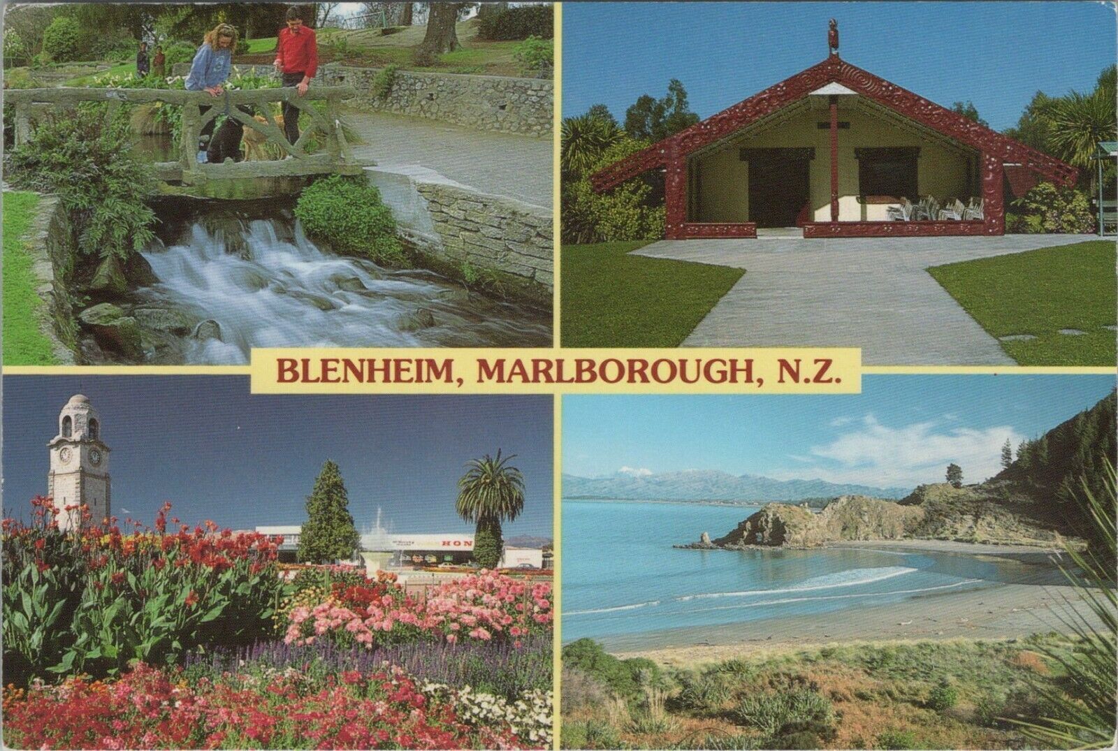New Zealand Postcard - Views of Blenheim, Marlborough RR10526 ...