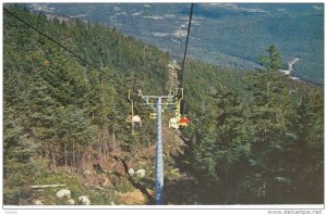 Double Chair Lift Ride at Whiteface Mt, Adirondacks, New York, 1963