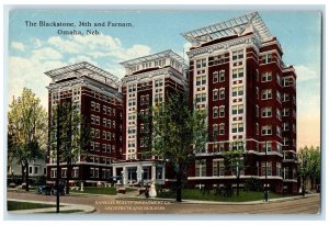 c1910s The Blackstone 36th And Farnam Cars Omaha Nebraska NE Unposted Postcard