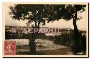 Old Postcard Biarritz G A Panorama of the Big Beach
