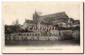 Old Postcard Montfort l & # 39Amaury Old fortifications