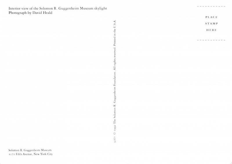 Solomon R Guggenheim Museum - New York