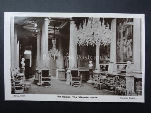 London: The Saloon, The Mansion House c1907 Old Real Photo Postcard