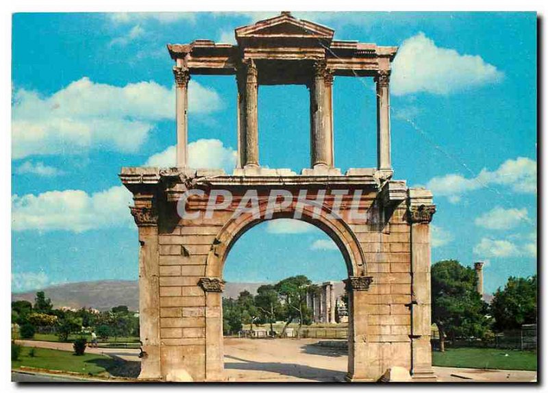 Postcard Modern Athens Arch of Hadrian