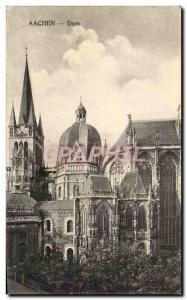 Old Postcard Aachen Dom