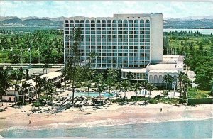 Postcard HOTEL SCENE San Juan Puerto Rico PR AJ0197