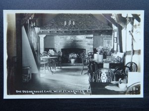 Warwick THE TUDOR HOUSE CAFE West Street - Old RP Postcard