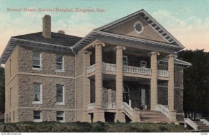 KINGSTON , Ontario , 1908 ; Nurse's Home , General Hospital