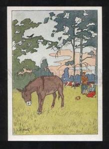 3068169 WWII RUSSIAN Fable DONKEY & Nightingale by ZHABA old PC