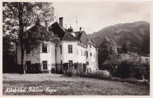 Kitzbuhel Schloss Kaps Austria Real Photo Old Postcard