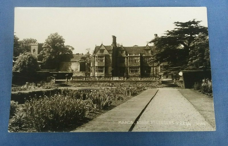 Vintage Real Photo  Postcard Manor Ashby St.Ledgers Northamptonshire G1C