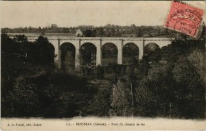 CPA Boussac Pont du chemin de fer FRANCE (1050653)