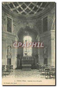 Old Postcard Chateau d'Anet Inside the chapel