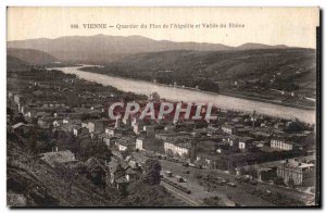 Old Postcard Vienna District Plan of Needle and Rhone Valley