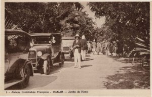 Dakar Hanu Garden Senegal Africa Old Postcard