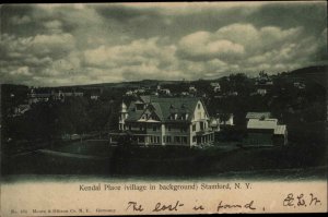 Stamford New York NY Kendal Place and Village c1910 Vintage Postcard