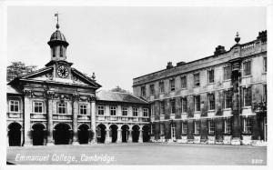 uk23759 emmanuel college  cambridge real photo  uk