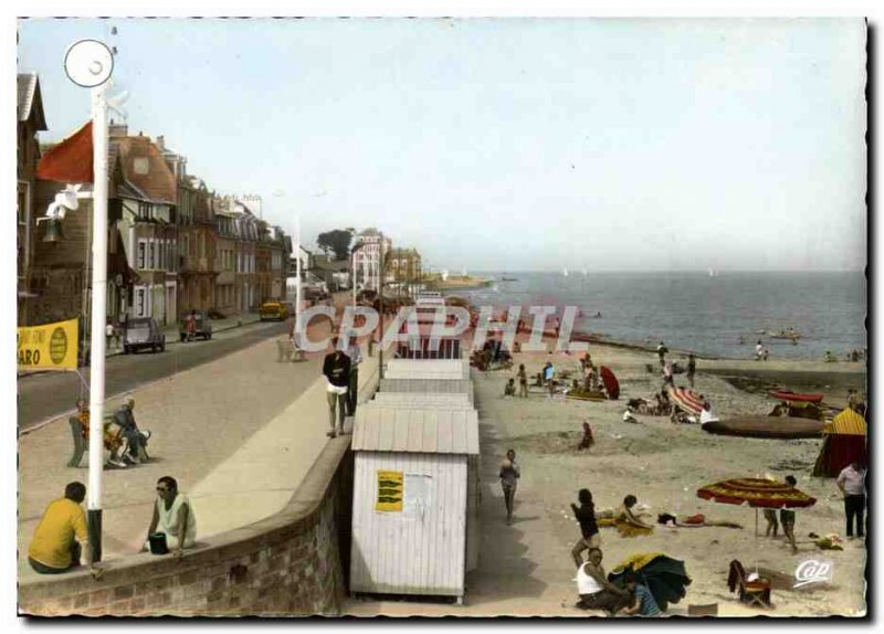 Modern Postcard Langrune La Digue and Plage L Bath Time