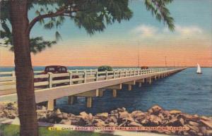 Florida Saint Petersburg Gandy Bridge Connecting Tampa And Saint Petersburg 1944