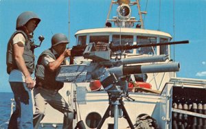 US Military Operation Game Warden Intercepting Enemy Vintage Postcard AA69276