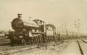 Postcard RPPC Photo UK London Railway Kings Cross Locomotive 22-13900