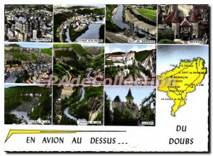 Postcard Moderne Du Doubs By Plane To Top